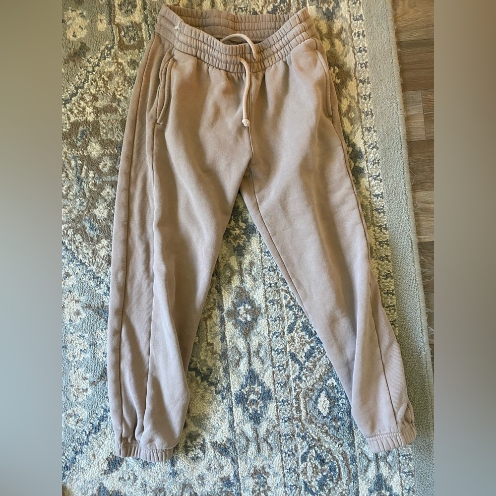 Aritzia fleece joggers